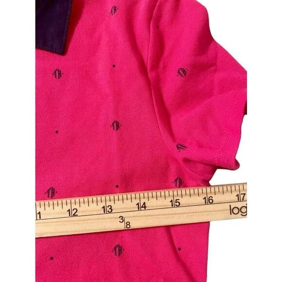 Women's Tommy Hilfiger Pink short sleeve spring summer Polo Shirt Size S - Picture 4 of 6
